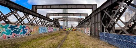 Getting high: a walk along the Castlefield Viaduct garden scheme ...