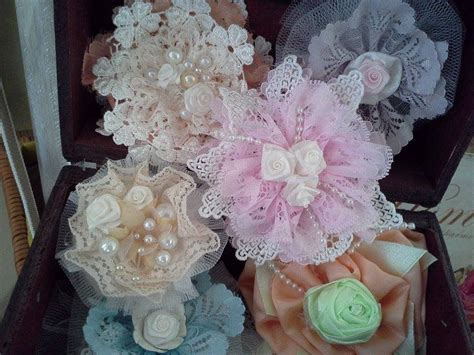 Shabby Chic Flowers With Beautiful Center Pieces Tutorial Shabby Chic