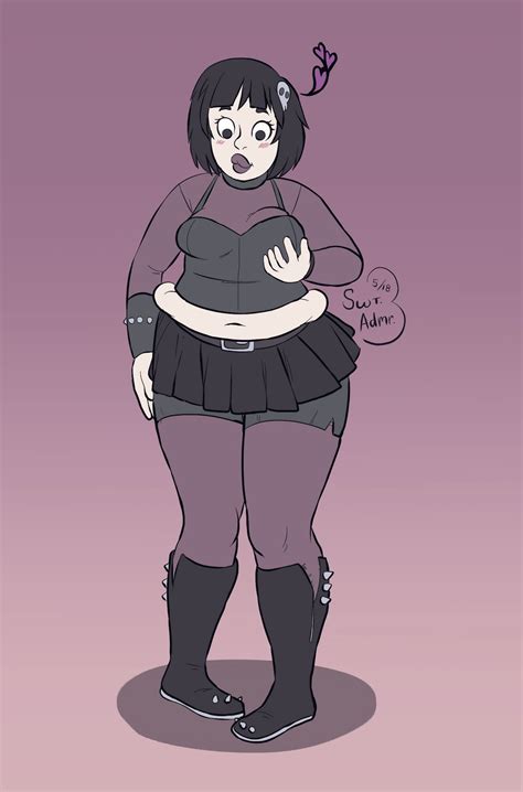 Thicc Goth Gf Weight Gain 2 By Sweetnessadmirer On Deviantart