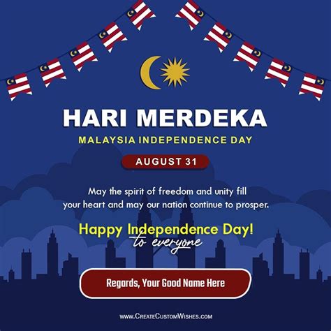 Wishing You A Joyful And Blessed Hari Merdeka May The Spirit Of