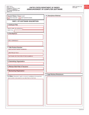 DOE F 241 4WEB1 OSTI Form Fill Out And Sign Printable PDF Template