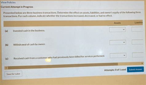 Solved View Policies Current Attempt In Progress Presented Chegg