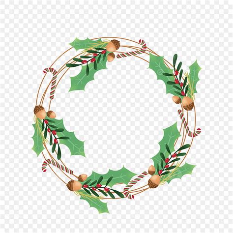 Hand Drawn Wreath Hd Transparent Christmas Hand Drawn Wreath Vector