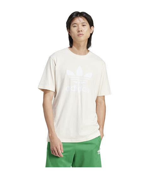 Adidas Originals Adicolor Trefoil T Shirt Beige Lifestyle