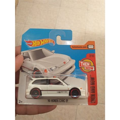 Jual HOT WHEELS SHORT CARD SC HONDA CIVIC EF PUTIH Shopee Indonesia