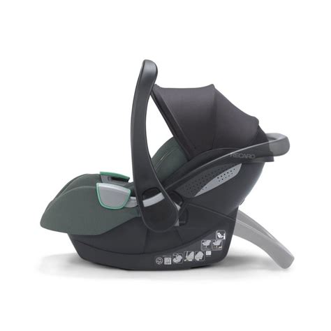 Recaro Duo Sadena Silver Prime Mat Black Avan Mineral Green S Tio