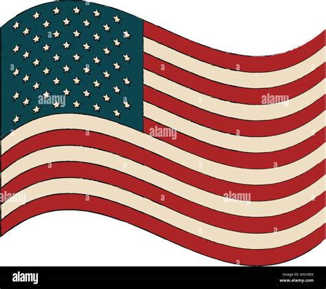 Usa Flag Symbol Stock Vector Image And Art Alamy