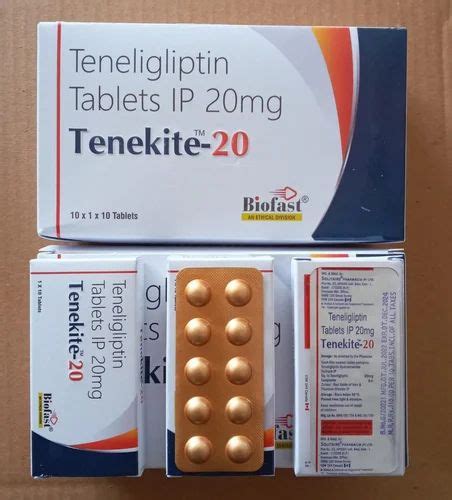 Teneligliptin Tablet Ip 20mg Packaging Size 10x1x10 Tablets At Rs