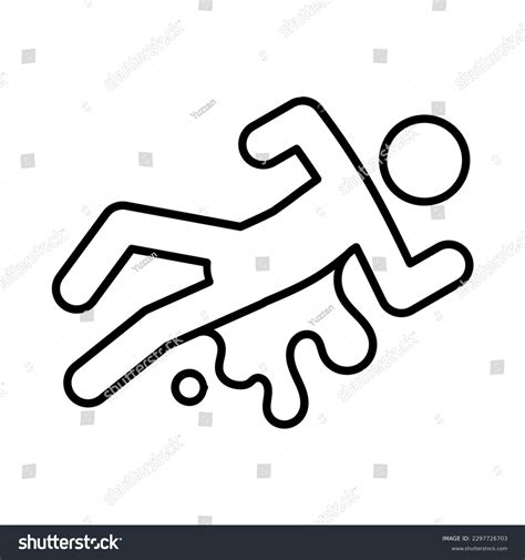 Crime Scene Body Outline Clipart