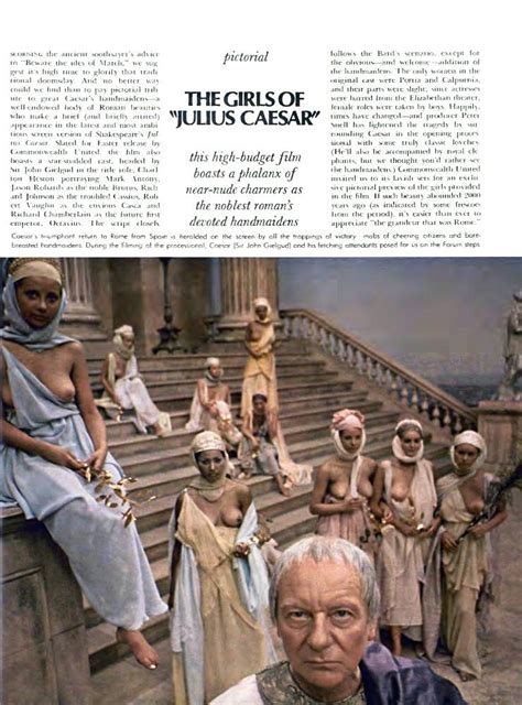 The Girls Of “julius Caesar” March 1970 Pipe And Pjs Pictorials