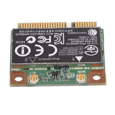 Fdit carte réseau Wifi Mini carte réseau PCIe adaptateur NIC haute