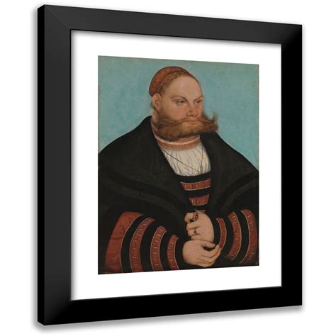 Lucas Cranach The Elder X Black Modern Framed Museum Art Print