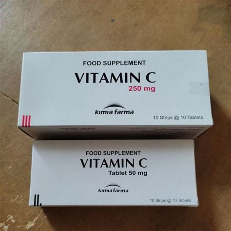 Jual Vitamin C Mg Mg Kimia Farma Harga Box Isi Tablet