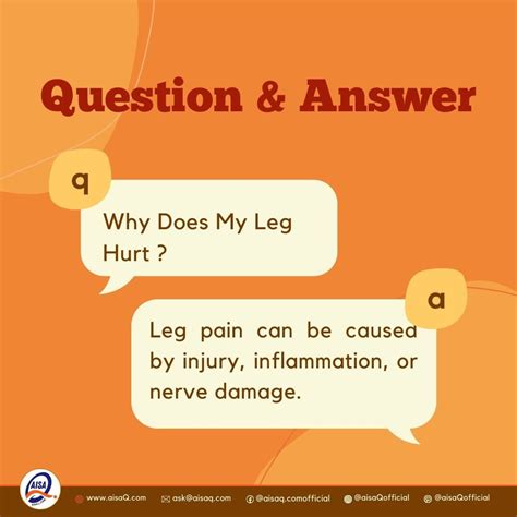 Why Does My Leg Hurt? Understanding The Common Causes Of Leg Pain ...