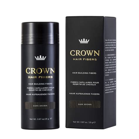 Buy CROWN HAIR FIBERS For Thinning Hair DARK BROWN Instantly