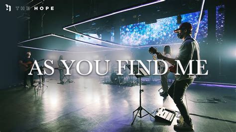 As You Find Me｜worship Cover｜the Hope Youtube