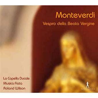 Vespro Della Beata Vergine Claudio Monteverdi Cd Album Achat