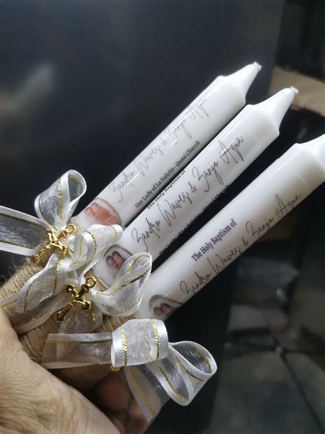 Aesthetic Baptism Candles Lazada Ph