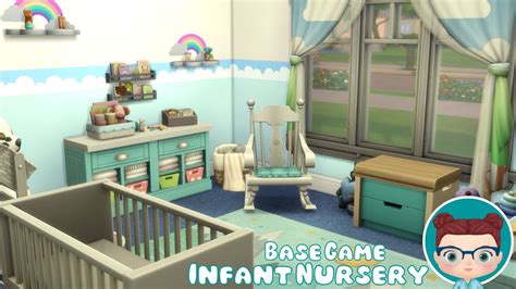 Building My First Infants Nursery In Base Game 🧸 🍼 The Sims 4