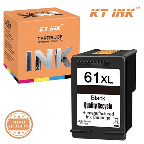 Kt Ink Remanufactured Ink Cartridges Replacement For Hp 61xl 61 Xl To Use With Envy 4500 Deskjet