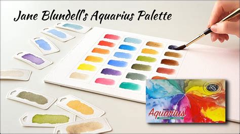 Swatching Jane Blundell S Aquarius Palette By Roman Szmal Youtube