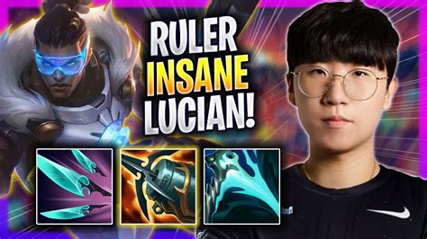 Ruler Is Insane With Lucian Jdg Ruler Plays Lucian Adc Vs Samira