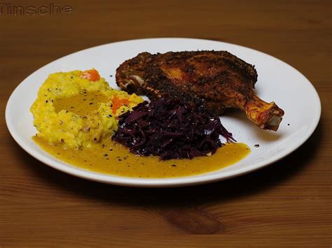 Knusprige Entenschlegel Aus Dem Backofen Rezept Kochbar De