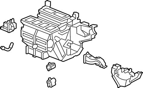 Honda Accord Coupe Sub Heater Unit Hvac Sdn A Honda Parts