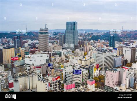 Sendai City Skyline High Resolution Stock Photography And Images Alamy