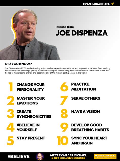 Your Personality Creates Your Personal Reality Joe Dispenza Top 10