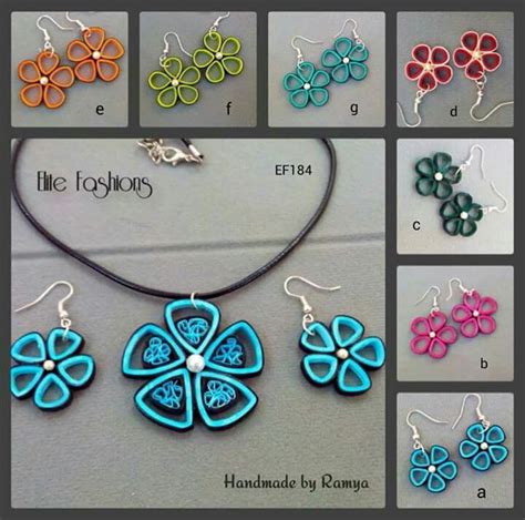 Quilled Jewelry By Handmade By Ramya Paper Quilling Earrings