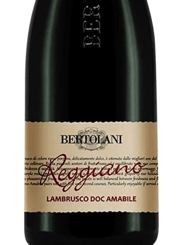 Bertolani Reggiano Amabile Lambrusco Vivino US