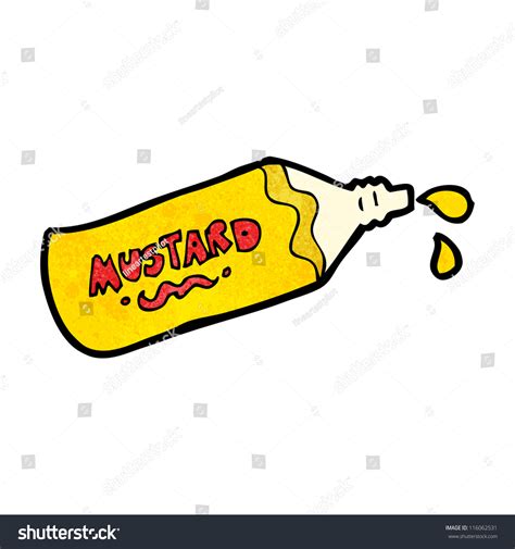 Mustard Bottle Cartoon Stock Vector 116062531 - Shutterstock