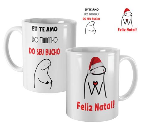 Caneca Flork Meme Presente De Natal Namorados Marido Elo7