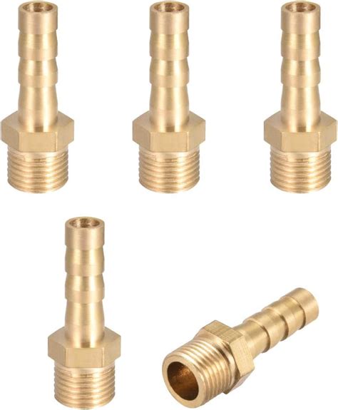 Amazon Uxcell Brass Hose Barb Fitting Connector 6mm Barb X G1 8