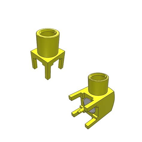 MCX7 TH Samtec 75 Ohm MCX Jack Through hole SamΩ Toby Electronics