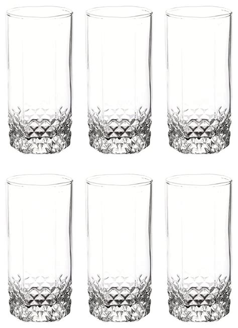 Buy Veroniza Juice Glass Crystal Juice Glass Water Glass Crystal Clear Water Drinking Glasses