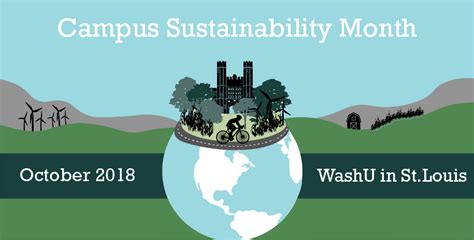 Campus Sustainability Month Sustainability Washington University In