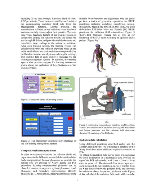 Conceptual Design And Preliminary Results Of A Vr Based Radiation