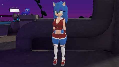 Female Sonic (VRCHAT DOWNLOAD) by CappyAdams on DeviantArt