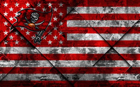 Tampa Bay Buccaneers K American Football Club Grunge Art Grunge