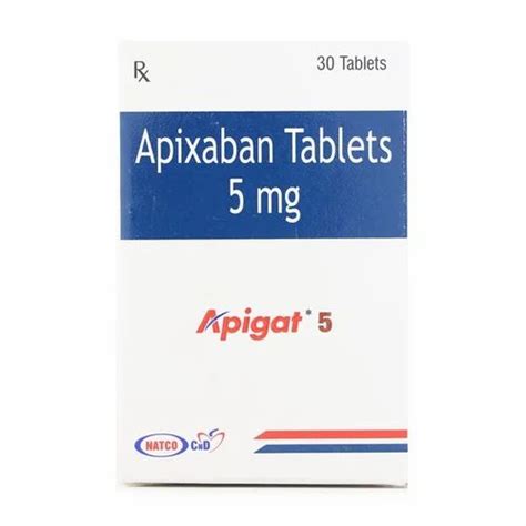 Apigat Apixaban 5 Mg Tablet At ₹ 752box Apixaban Tablet In Ahmedabad