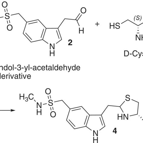 Formation Of A Thiazolidine4carboxylic Acid Derivative 4 From The