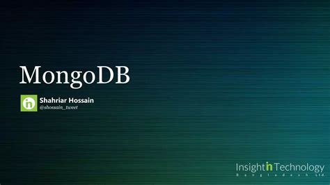 Introduction To Nosql And Mongodb Ppt