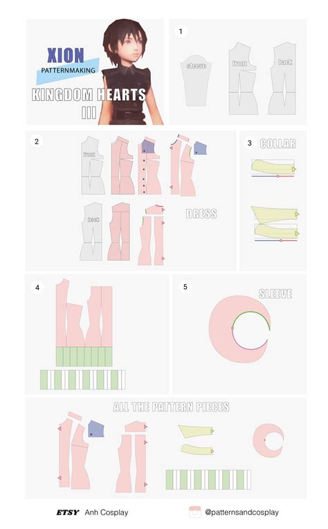 Cosplay Anime Sewing Patterns Costplayto