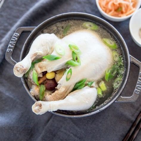 Samgyetang Korean Ginseng Chicken Soup My Korean Kitchen