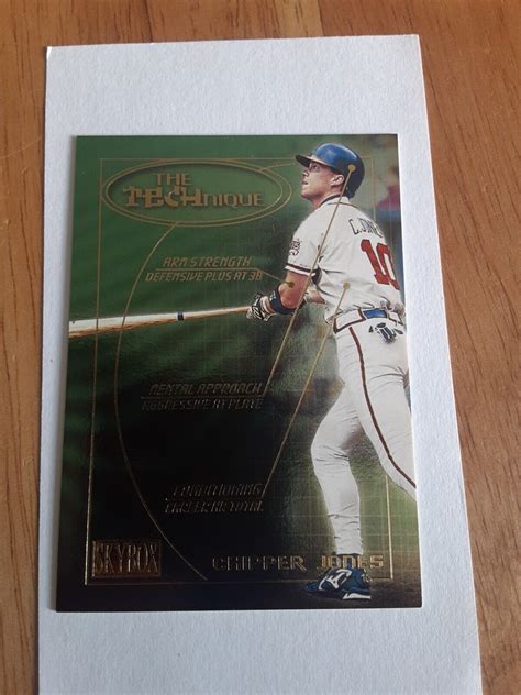 2000 Skybox The Technique 12 Chipper Jones EBay