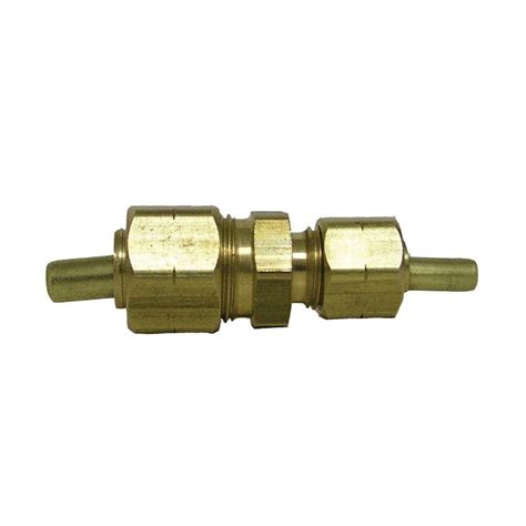 Everbilt 5/8 in. x 3/8 in. OD Compression Brass Reducing Coupling ...