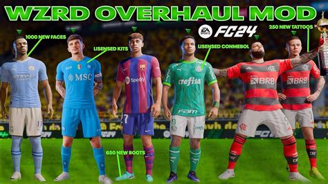 Wzrd Overhaul Mod For Ea Fc24 Over 1000 Player Faces Mgr Faces