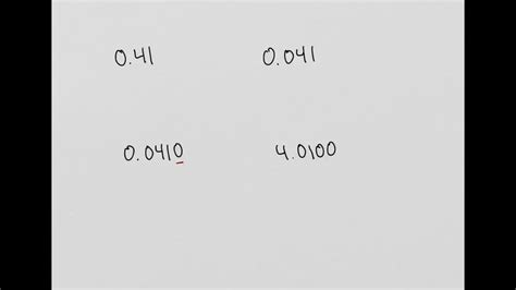 SOLVED Underline The Significant Zeros In The Following Numbers A 0